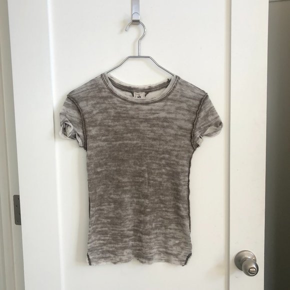 Free People thermal waffle tee - Picture 1 of 4
